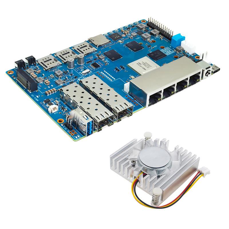 Banana Pi R4 Router Board: MediaTek MT7988 Quad-Core, 4GB RAM