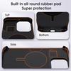 For iPhone 13 Pro Max Magnetic Case Leather+Aluminium Alloy Borderless Aromatherapy Phone Cover