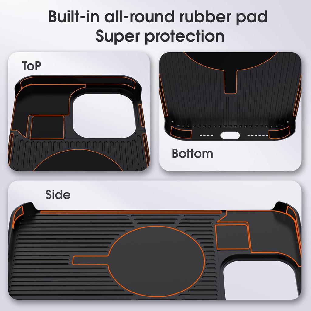 For iPhone 13 Pro Max Magnetic Case Leather+Aluminium Alloy Borderless Aromatherapy Phone Cover