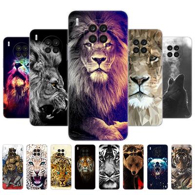 Θήκη για Honor 50 Lite 6.67 ιντσών TPU Μαλακή Σιλικόνη Πίσω Κάλυμμα Τηλεφώνου Για Huawei Honor 50Lite Ελαφρύ Προστατευτικό Funda λύκος τίγρης λιοντάρι αρκούδα