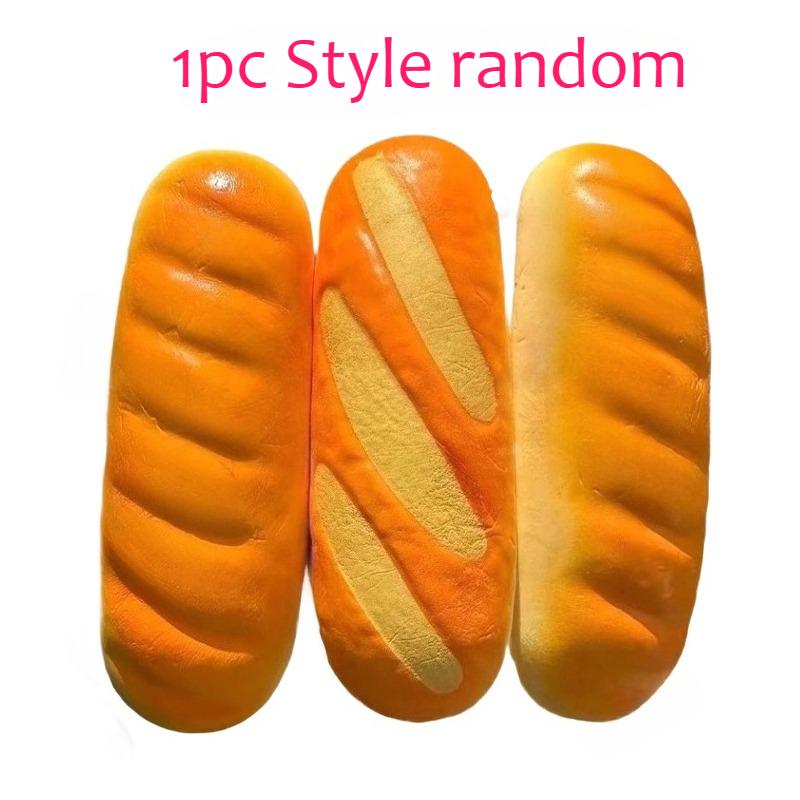 Squishy Bread Squeeze Toy Slow Rebound Sticky Stress Relief Fidget Toy Soft Food Creative Simulation Bread Anti-anxiety Toys
