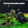 Simulation Tree Trunk Aquarium Decoration Moss Fish Shrimp Hideout Resin Cave House Shelter Aquarium Landscaping Fish Tank Accessories
