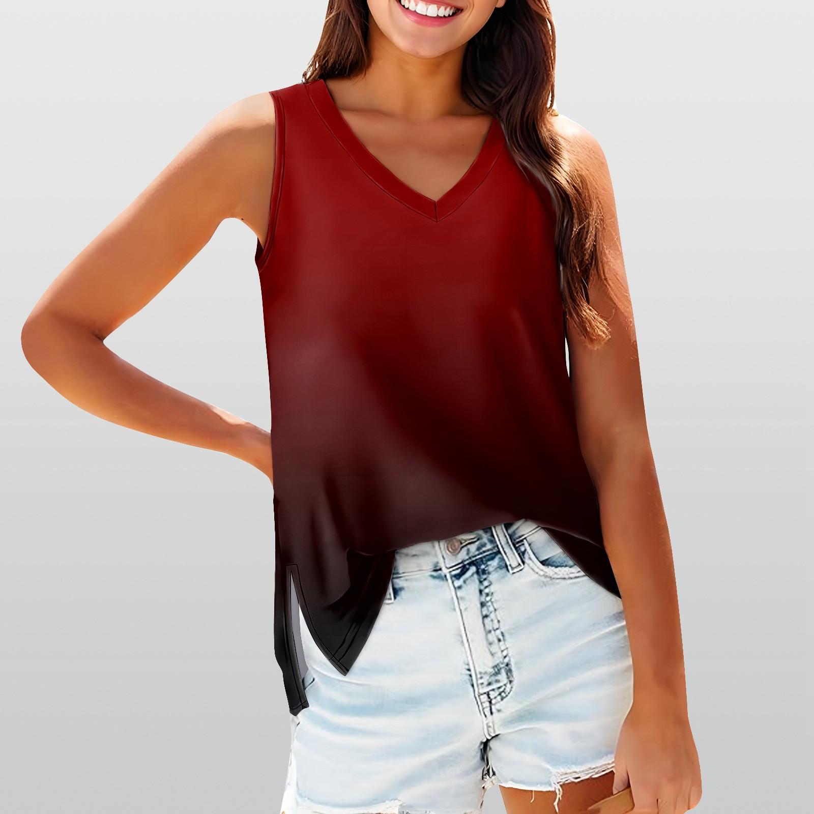 

Женская майка для девочек, однотонный повседневный топ, топы на бретелях для женщин, свободные топы без рукавов, струящиеся XL винный