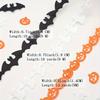 10 Yards Halloween Lace Ribbon Set ,Pumpkin Bat Ghost Pattern | Craft Trim for Gift Wrapping and Party Decorations webbing strap