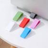 2Pcs Lightweight Portable Laptop Stand Small Laptop Cooling Stand Slip Resistant Silicone Tilting Pad Small Tablet Stand