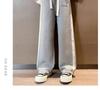 Girls' Casual Straight-Leg Pants - Spring & Autumn 2024 Fashion