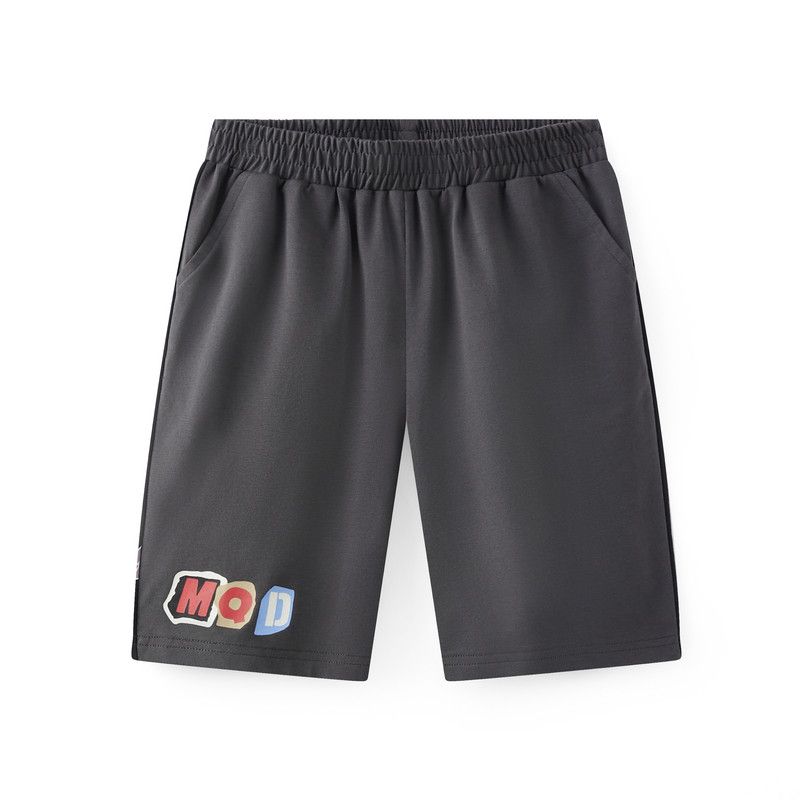 [Choose 3 Pieces from 179] Mqd Children's Short-Sleeved T-Shirt Summer Boys and Girls Color-Blocking Printed Loose T-Shirt