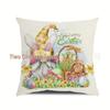 Popular Easter Cartoon Rabbit Sofa Cushion Cover for Home Decoration