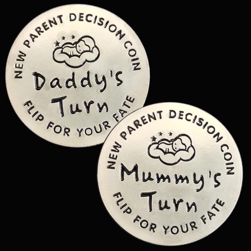 Children's Challenge Coins, Parental Decision Coins, Fun Game Coins, Metal Commemorative Coins, Creative Gifts, Toys, Tooth Fairy Coins