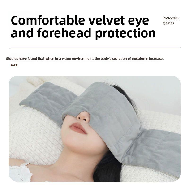 Multifunctional Gravity Sleep Mask Weighted Eye Mask Light Blocking Headband Fatigue Relief Sleeping Aid for Men Women Relaxation Tool Christmas Gifts