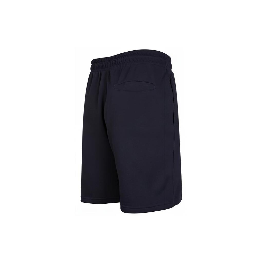 Herren Adidas Logo Aufdruck Muster Schnürung Elastischer Bund Gerade Shorts Schwarz HZ7031