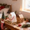 Große Hausförmige Geschenkboxen mit Griff 1 7 7 Zoll Große Feiertagsbox, Geschenk für Immobilienmakler Hausförmige Tasche Weihnachtsdekorationen Karton