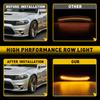 LED Seitenmarkierungsleuchten Stoßstangenleuchten Gelb Vorne Für 2015-22 Dodge Charger