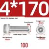 304 Stainless Steel Hex Socket Head Cap Screws, M2-M10, Extended Length