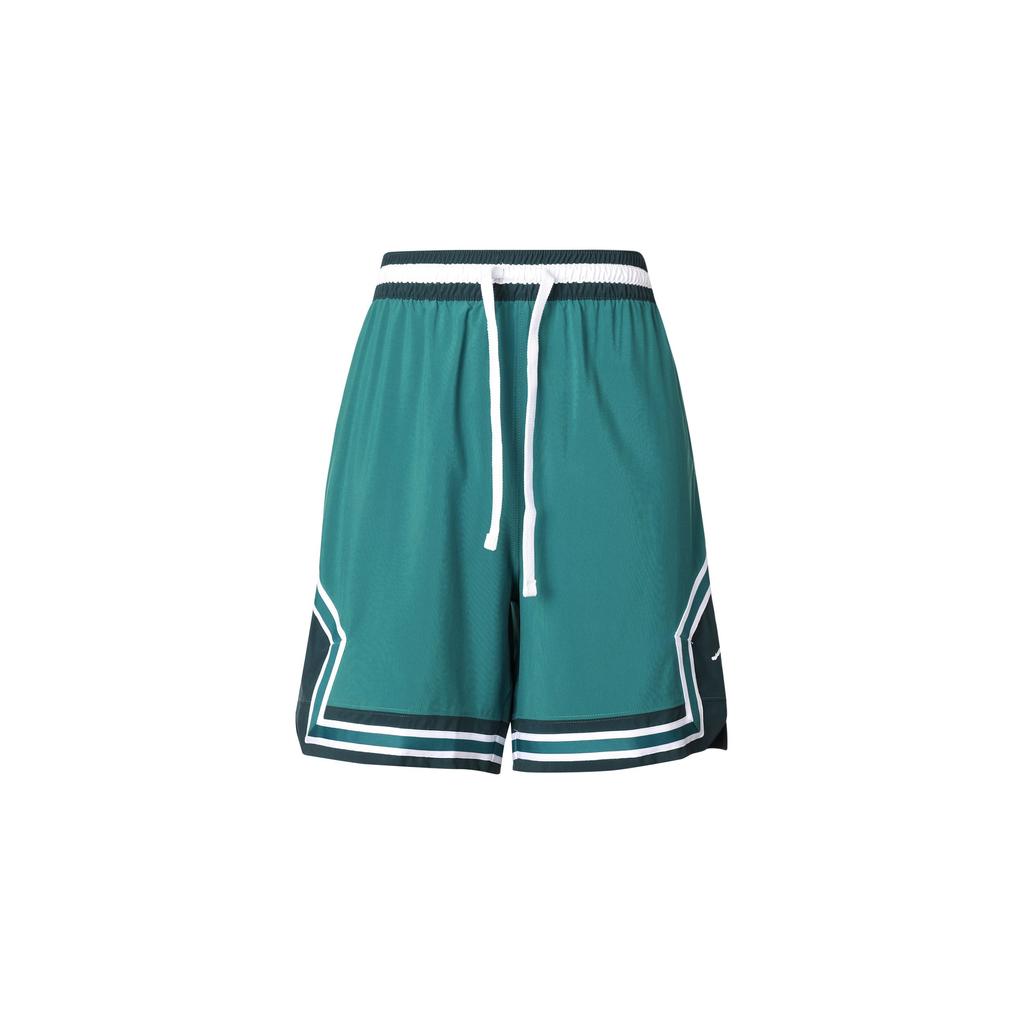 Jordan Dri-FIT Sport Logo Printed Quick-Dry Woven Basketball Shorts Men shorts Teal FB7581-318