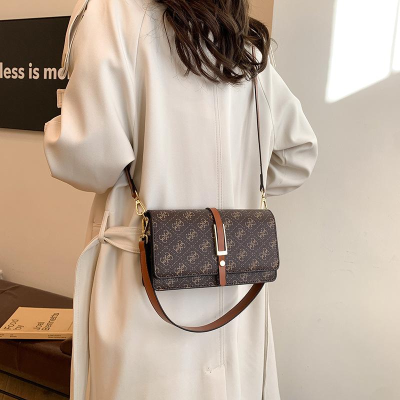 New Women's Bag Fashion Handbag Small Square Bag Popular Foreign Style Niche Women's Shoulder Bag Messenger Bag Underarm Bag