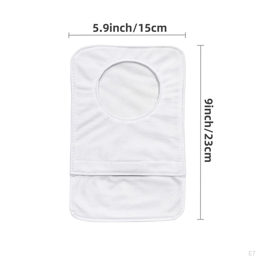 Convenient Ostomy Bag Cover Supplies with Round Opening Durable Lightweight