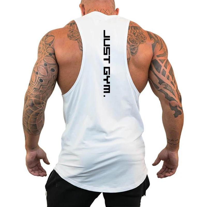 

Muscleguys Men s Workout Comfortable Sleeveless T-Shirt Outdoor Sports Running Fashion Vest XXL белый
