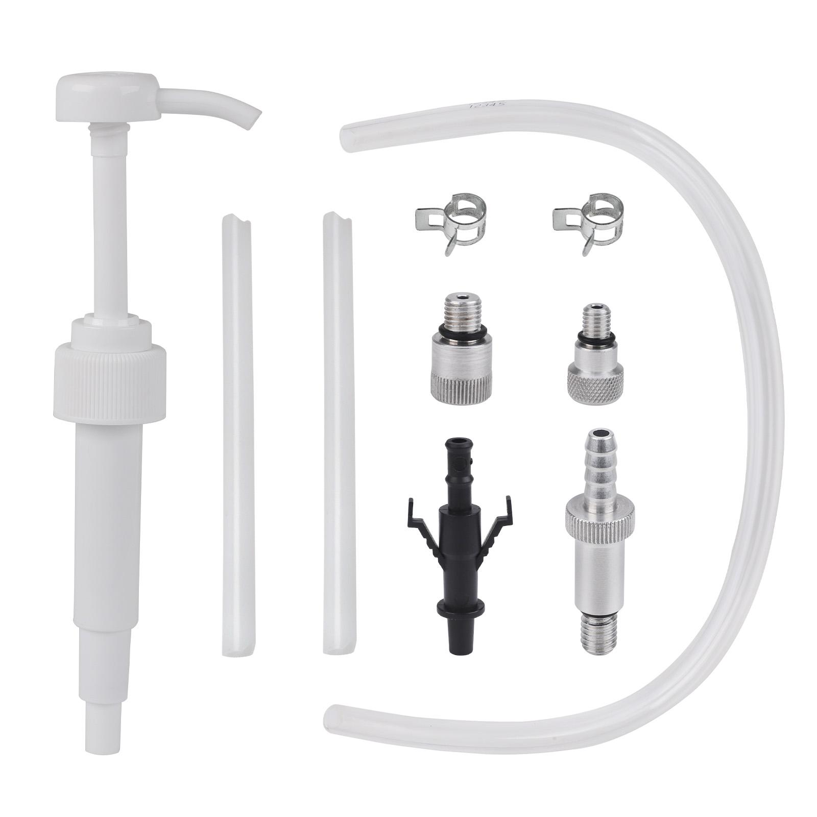 

Gear Lube Pump For Transfer Gear Oil Differential and Transmission Fluid Fit Standard Quart Bottle with 3/8inch 8mm 10mm Adapter