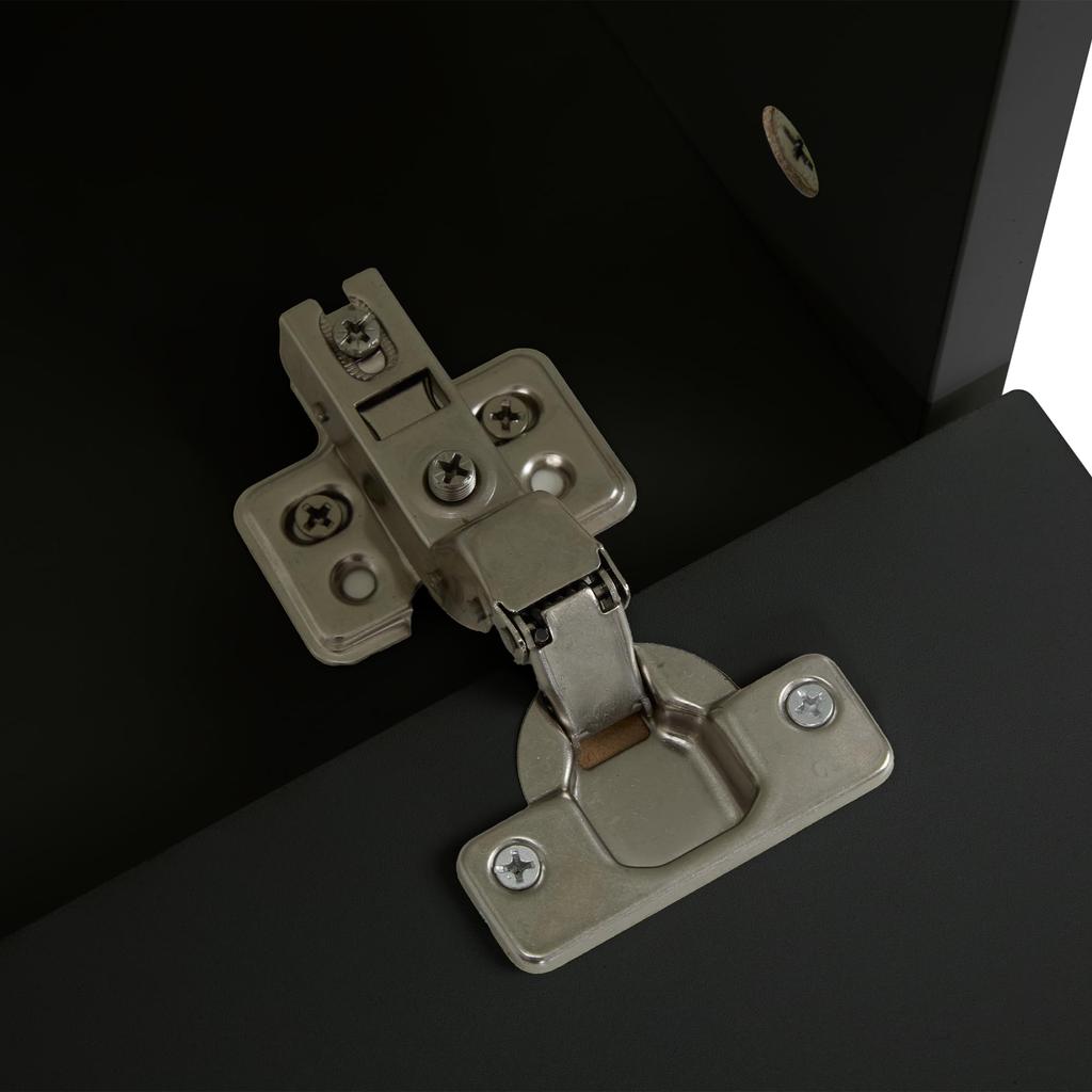 Wardrobe Set: Hallway Wardrobe with Bench, Shoe Cabinet, 6 Hooks, Coat Rack, Locker, Open Storage