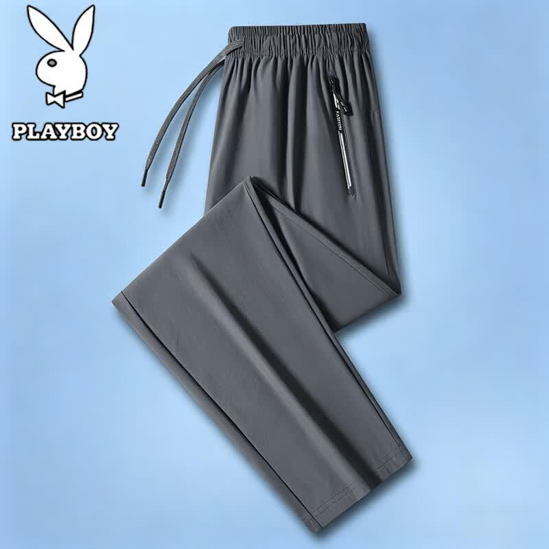 Playboy Men s Quick-Dry Straight-Leg Casual Pants L