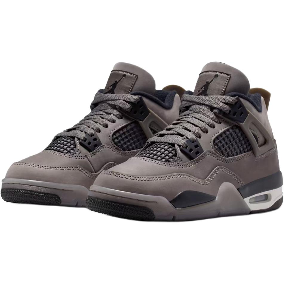 Air Jordan 4 Retro GS Cave Stone Dětské tenisky Hnědá Černá Moon-Particle IB4171-200