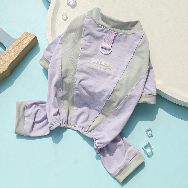 Big Dog Ice Silk Spring Summer Dog Clothes Dog Clothes Cat Clothes Cool Clothes Sun Protection