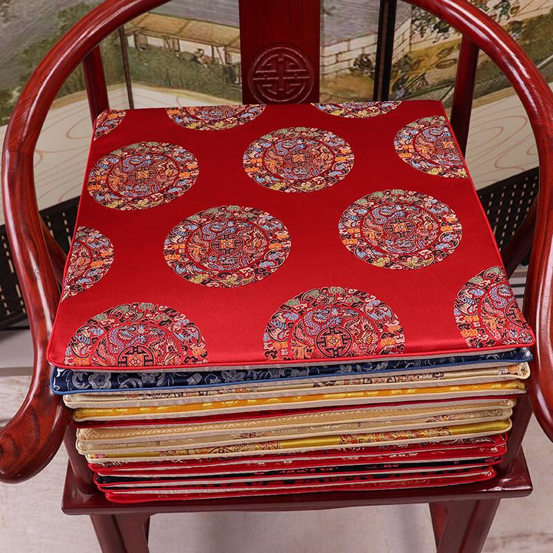 Cojín de Silla JNL Estilo Chino Nuevo de Palosanto y Madera Maciza