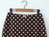 American Style Polka Dot V-Neck Camisole & High-Waisted Skirt Two-Piece Set