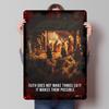 Christ Catholic Tinplate Poster Customized Wall Art Vintage Metal Signs Retro Tin Plaque for Bedroom Decoration Gaming House