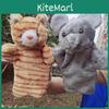 Niedriges Katzen-Plüsch-Handpuppen-Spielzeug mit PP-Baumwollfüllung für Kinder zum Geschichtenerzählen und Spielen