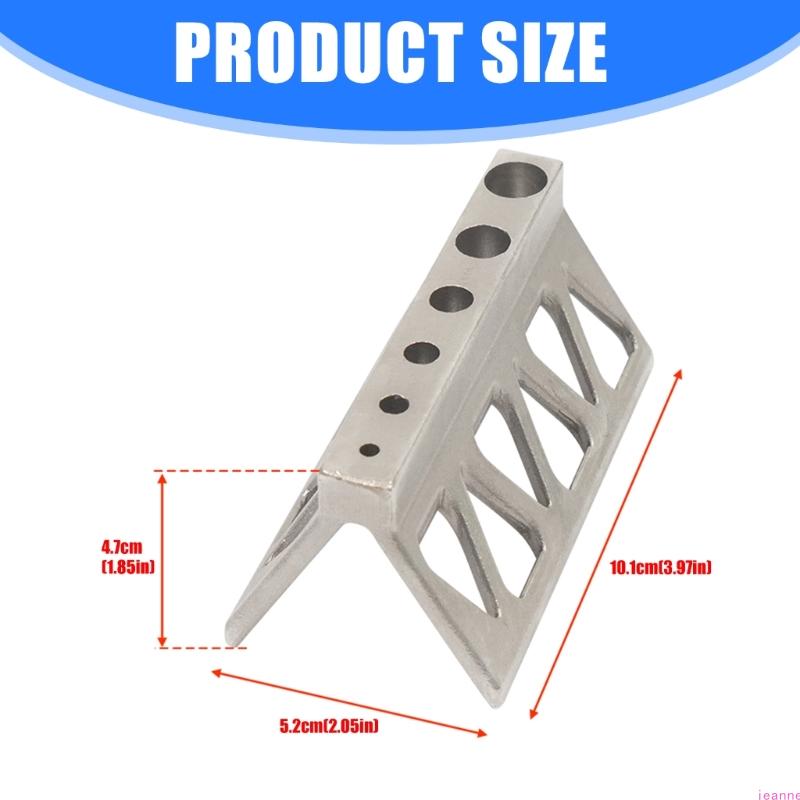 Metal Steels Fixture Tube Drill Guide Triangular Window Cutout Pipe Drilling Jig for Cylinder Compact Centering Tool