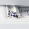Huitan Special Marquise Shape Shiny Purple CZ Prong Setting Fashion Cocktail Party Rings for Women Size 6-10  lots bulk