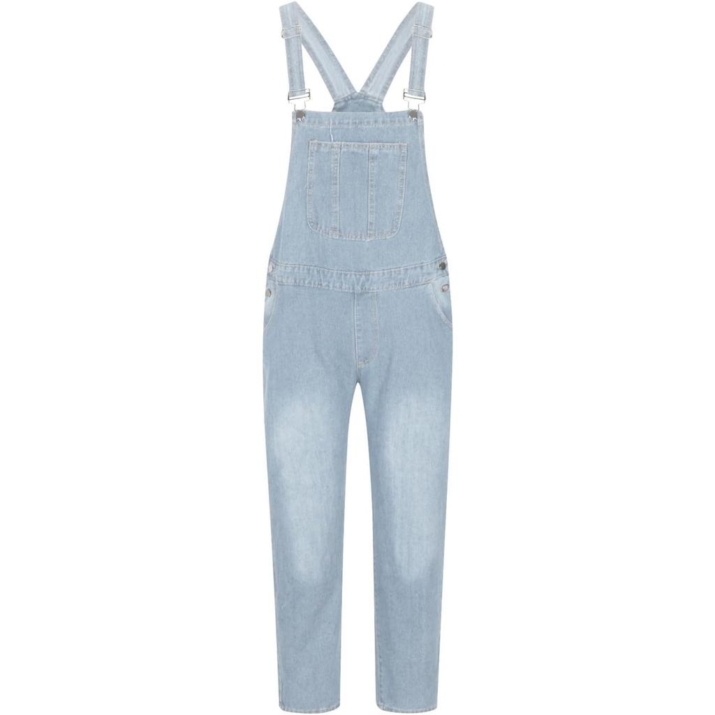 Salopetă pentru bărbați, ocazională, dreaptă, largi, ocazională, de culoare solidă, pentru lucrători