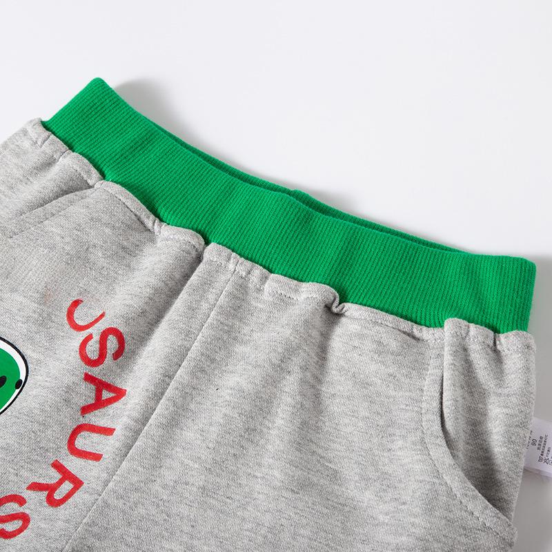 2025 Kinder Sommer Baumwollshorts mit 3D Dinosaurier Design