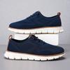 New Summer Men Sports Casual Shoes, British Style Minimalist Footwear, Lightweight Breathable Mesh Upper Men Shoes