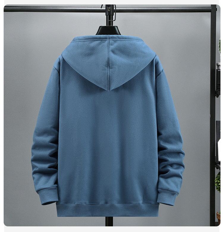 Übergröße 10XL 12XL Kapuzenpullover Herren Herbst Winter Fleece Hoodies Einfarbige Jacke Hoodies Große Größe 12XL Blau Schwarz Rot Grau