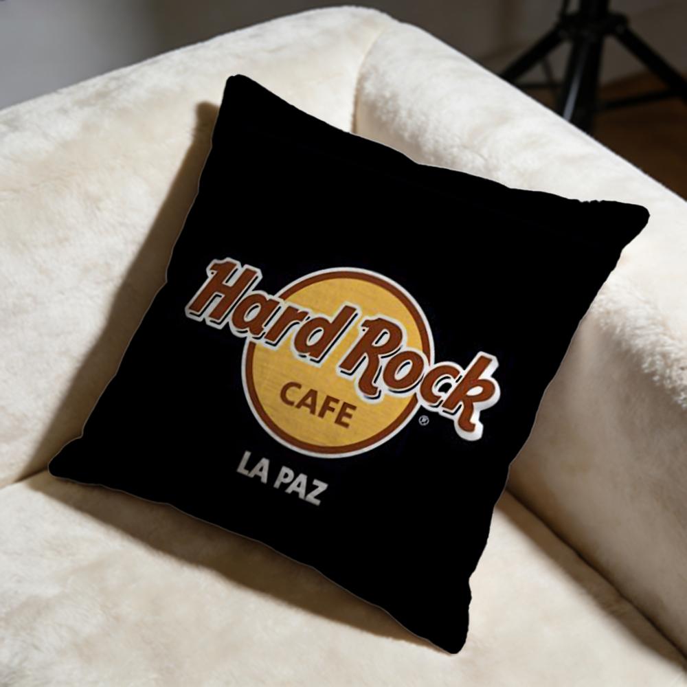 Stylish HHardcore Cafeiou Cushion Cover Soft Decorative Pillow Case Suitable for Bedroom Sofa Car Travel Use