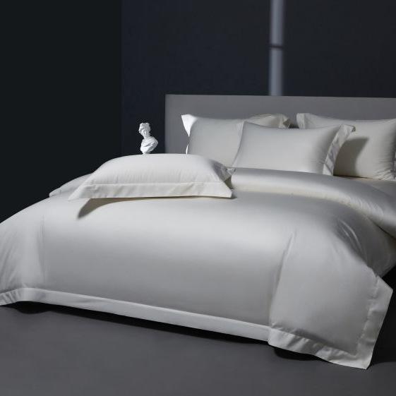 2025 High-End Long-Staple Cotton 160 Bed Sheet 4-Piece Set - Pure Cotton Duvet Cover & Fitted Sheet