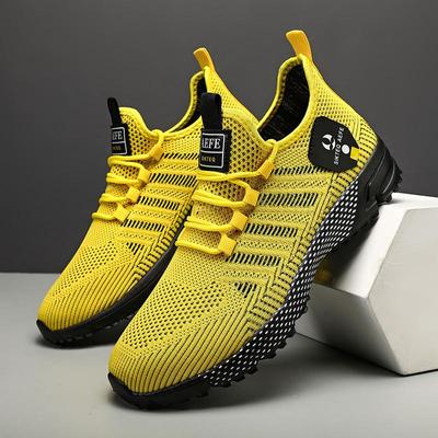 Létající sportovní boty Letní nové běžecké boty Prodyšné lehké síťované boty Pánské ležérní boty