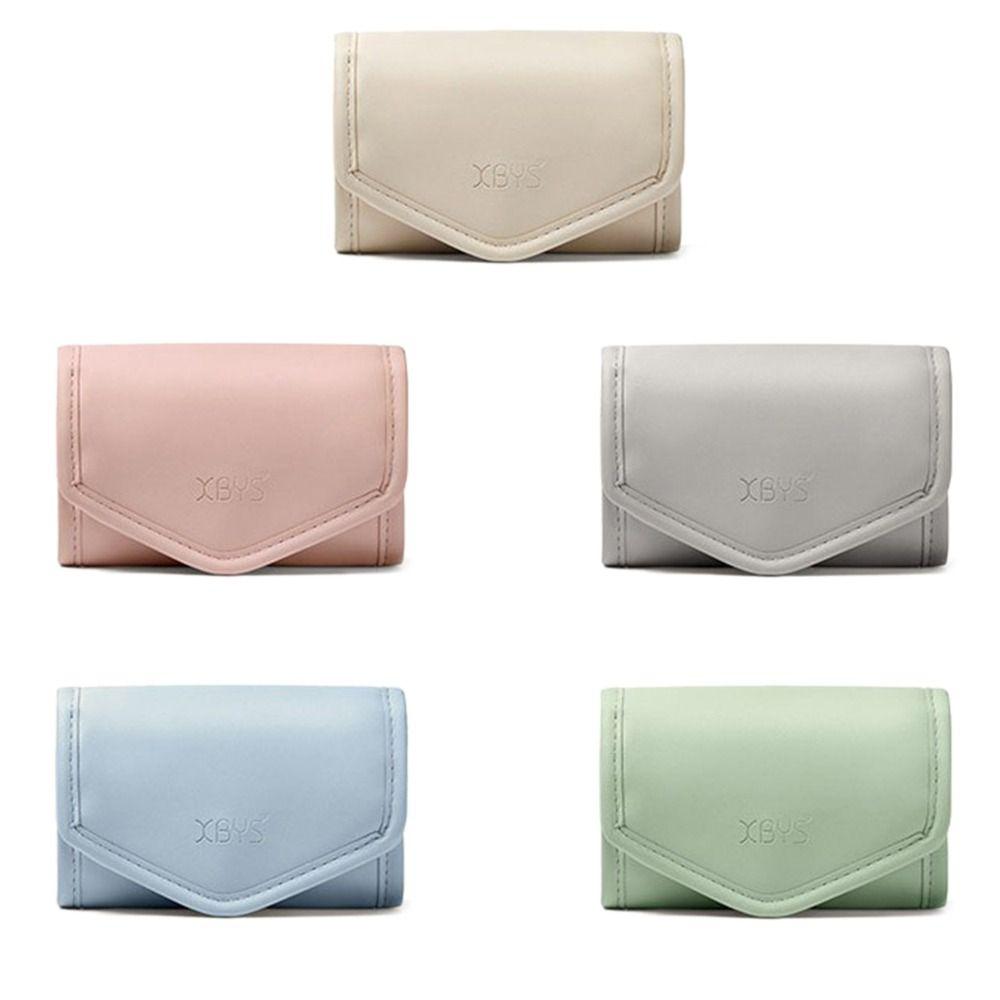 

Folding Jewelry Bags Leather Storage Bag New Fashion Portable Pouch Travel синій