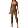 European & American Style Nylon Yoga Fitness Jumpsuit - Women's Sport Training Outfit
