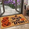 Jack-o'-lantern Halloween Doormat Funny Welcome Mat There's Horrors This House Living Room Bedroom Home Decoration