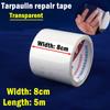 1Roll Universal Outdoor Awnings Tarp Truck Car PE PVC Tarpaulin Repair Glue Waterproof Adhesive Tape