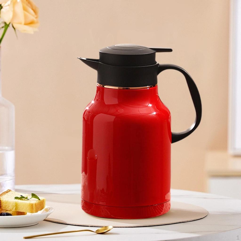 Vakuumisolerad kanna kaffekanna med handtag varmvattenkanna termisk för helgdag studenthem
