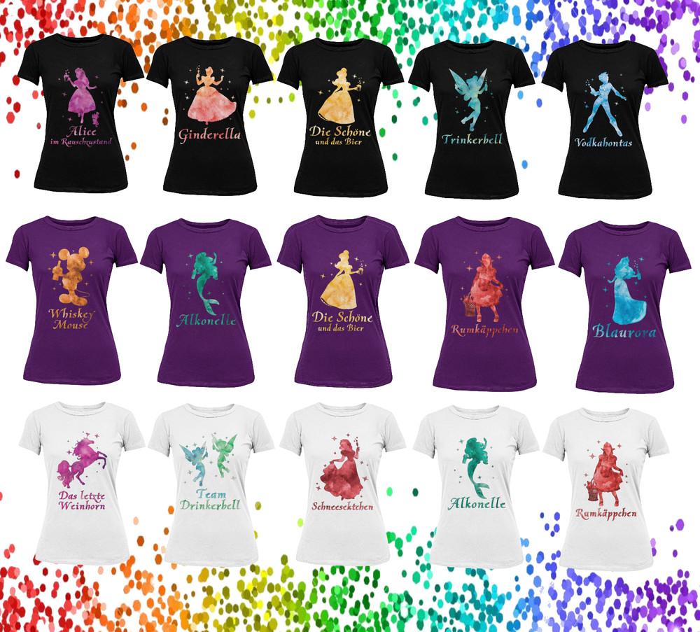 

Wedding Party Carnival JGA Hen Party Drinker Bell Ladies T-Shirt S