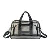 Borsa da Viaggio Grande Capacità Impermeabile in PVC con Design Trasparente per Viaggi Casual