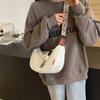 Nowa Modna Torba Crossbody Prosty Design Szerokiego Paska na Ramię Torba na Jedno Ramię Oryginalny Styl Dojazdy Pieróg Damska Torba