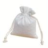 10Pcs Linen bundle pocket canvas bundle pocket cotton sack burlap bag rice gift drawstring small cloth bag