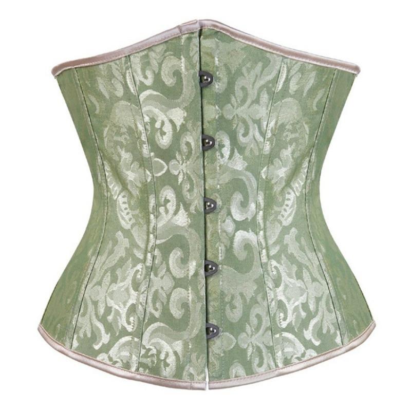 Women Solid Buckle Waist Trainer Corset Tummy Control Slimming Body Shaper